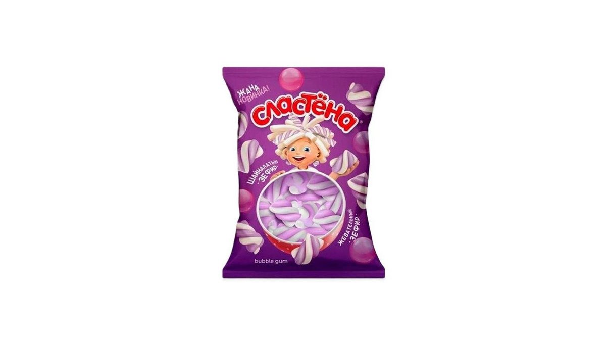 Зефир Сластена Bubble Gum 75 г