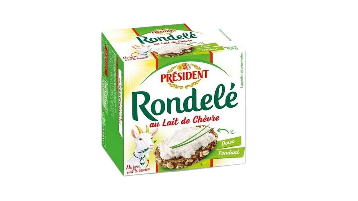 Сыр творожный President Rondele из козьего молока 125 г
