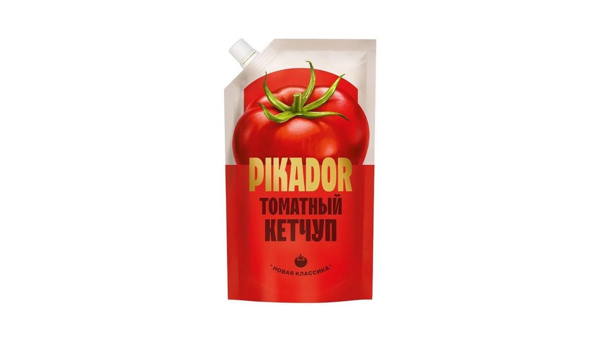 Кетчуп pikador томатный 300 г д. пак