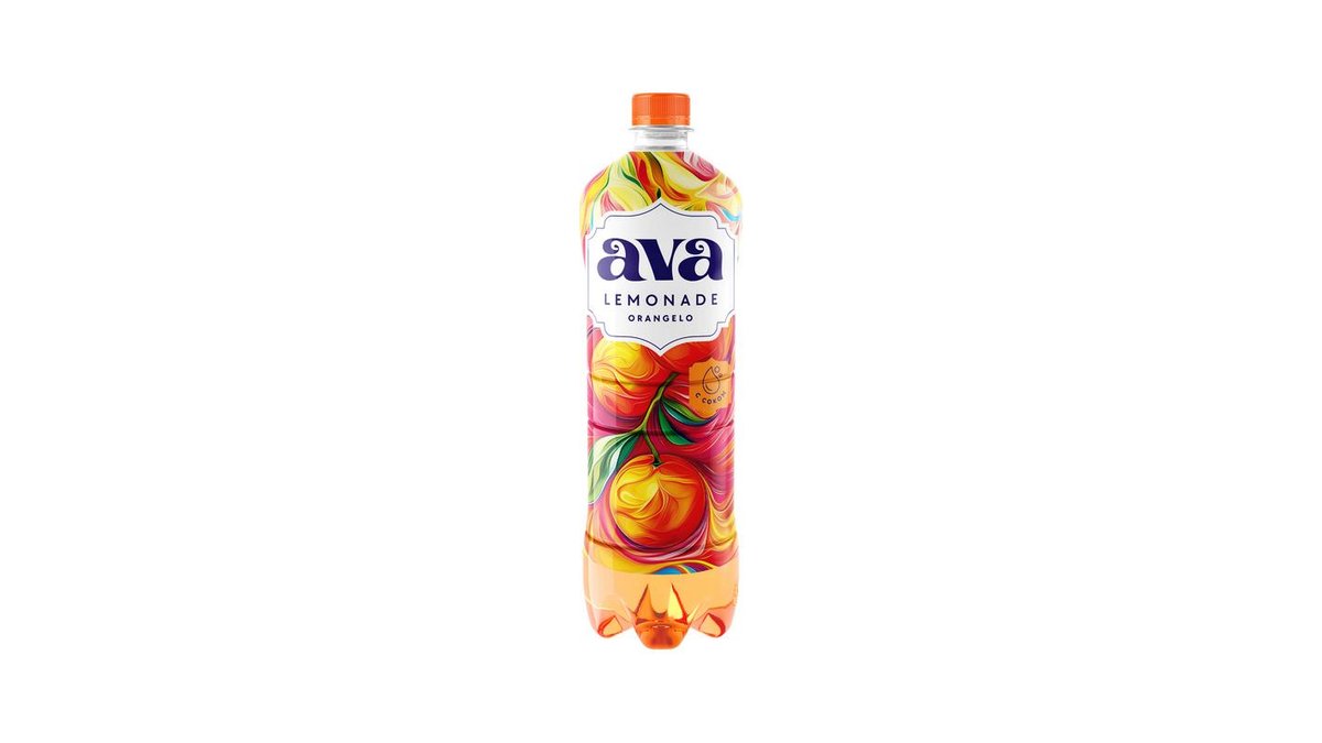 Лимонад Ava Orangelo газированный 1 л
