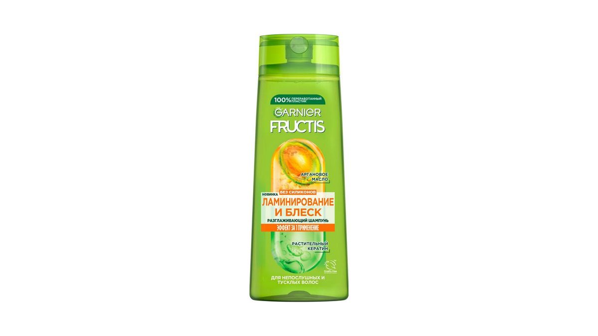 Шампунь Fructis ламинирование и блеск 400 мл