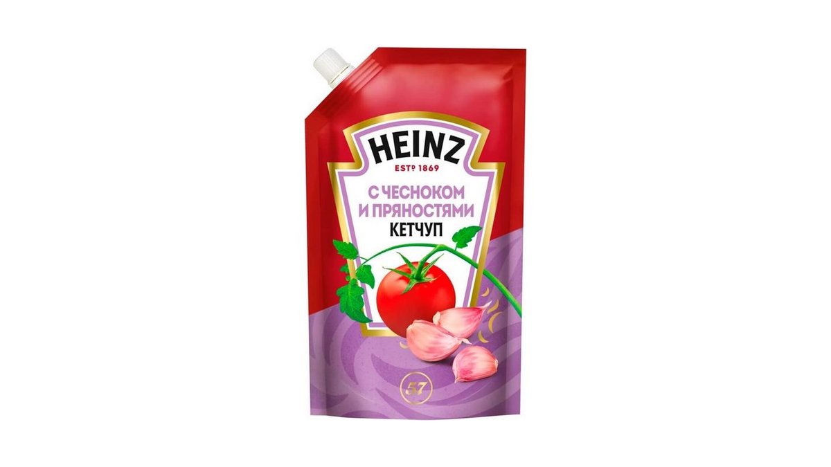 Кетчуп Heinz с чесноком и пряностями 320 г