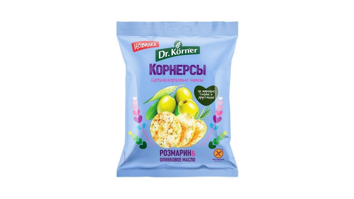 Корнерсы Dr. Korner с оливковым маслом 50 г
