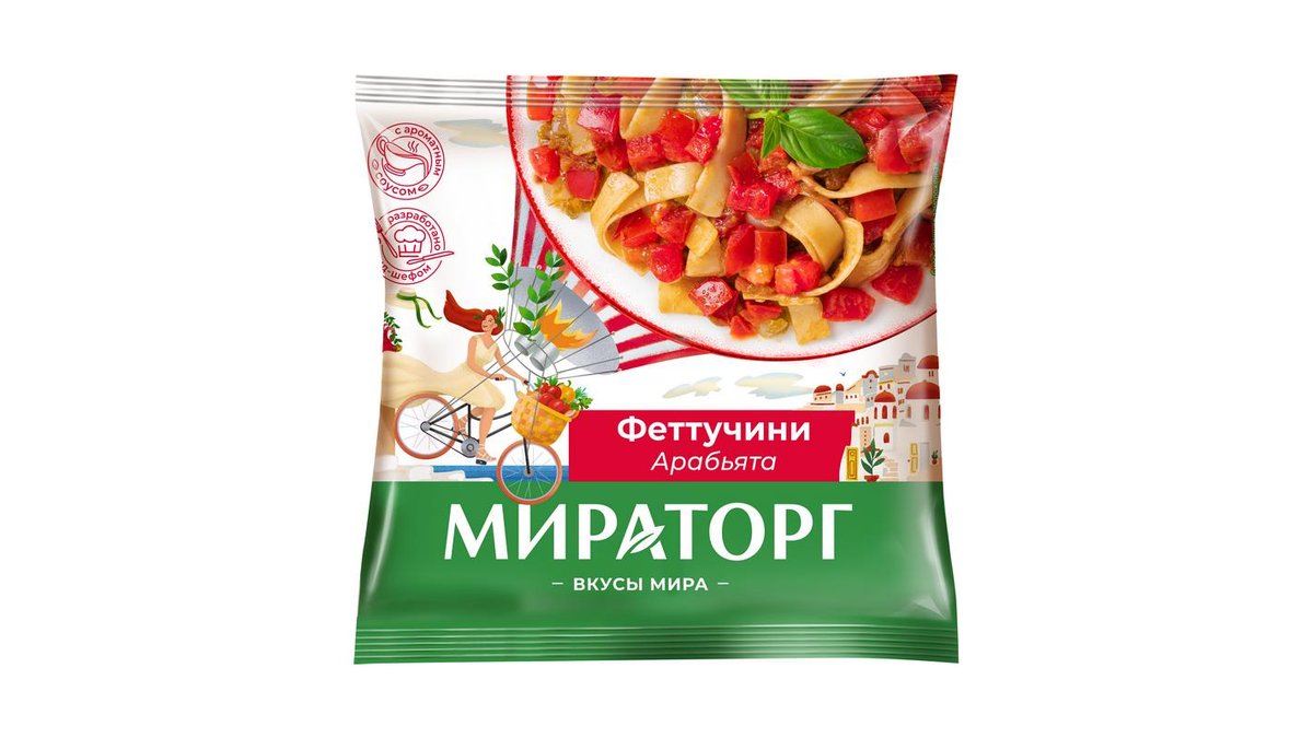 Феттучини Мираторг Арабьята 400 г