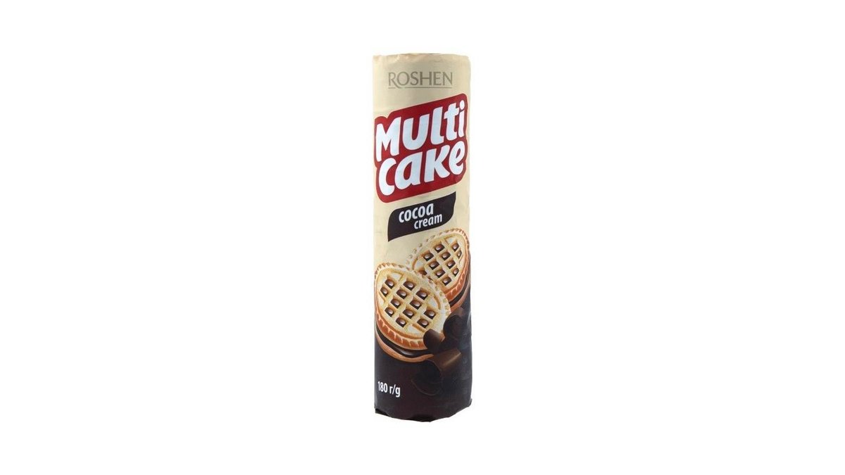 ROSHEN Печенье Multi Cake Какао крем 180 г