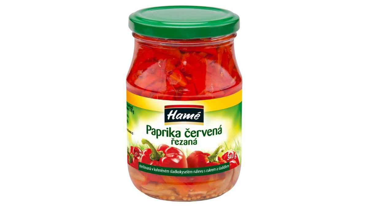 Hamé Paprika červená řezaná 340g