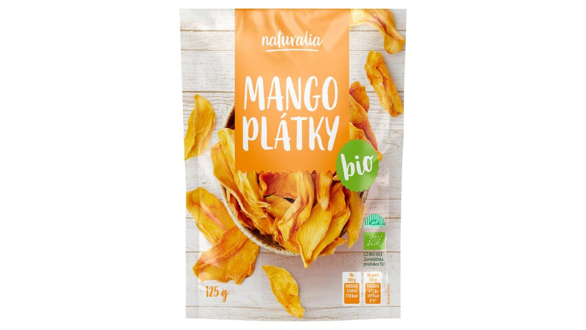 Naturalia Mango plátky 125g
