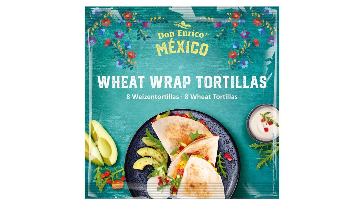 Don Enrico Mexicano Corn Wrap Tortillas 8 Stück, 320 g | EDEKA Kipping ...