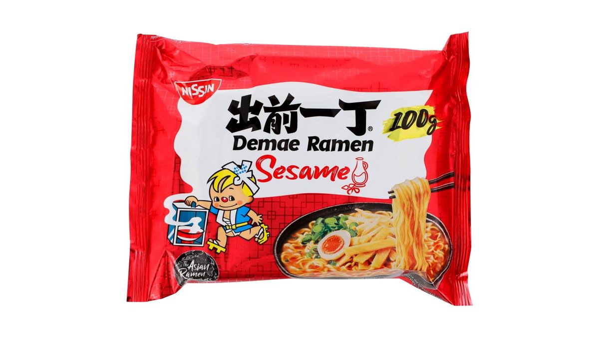 Instant nudler m. sesamsmag, Nissin