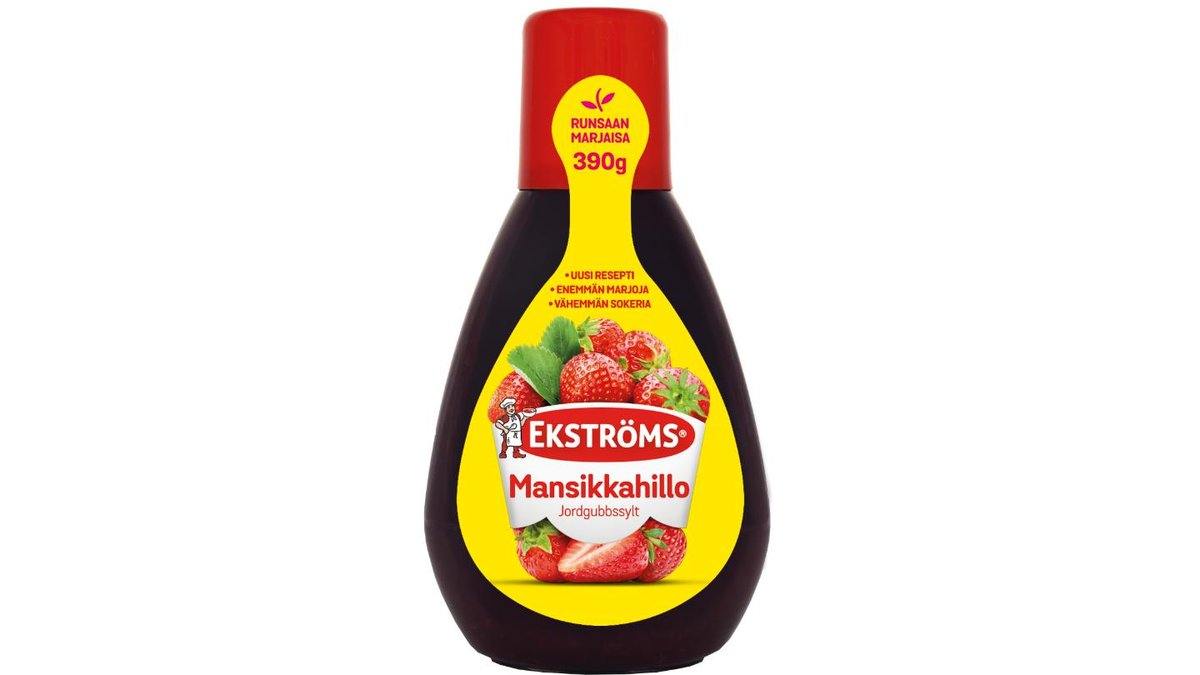 Ekströms Mansikkahillo 390g