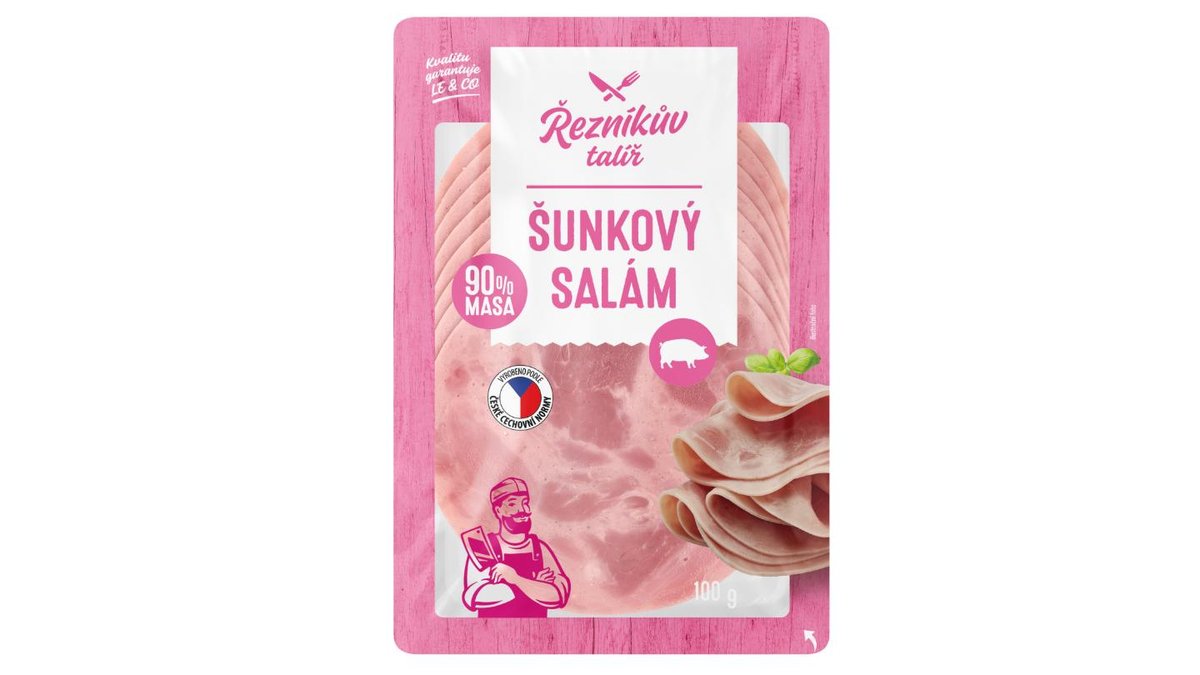 Řezníkův Talíř Šunkový salám 100g