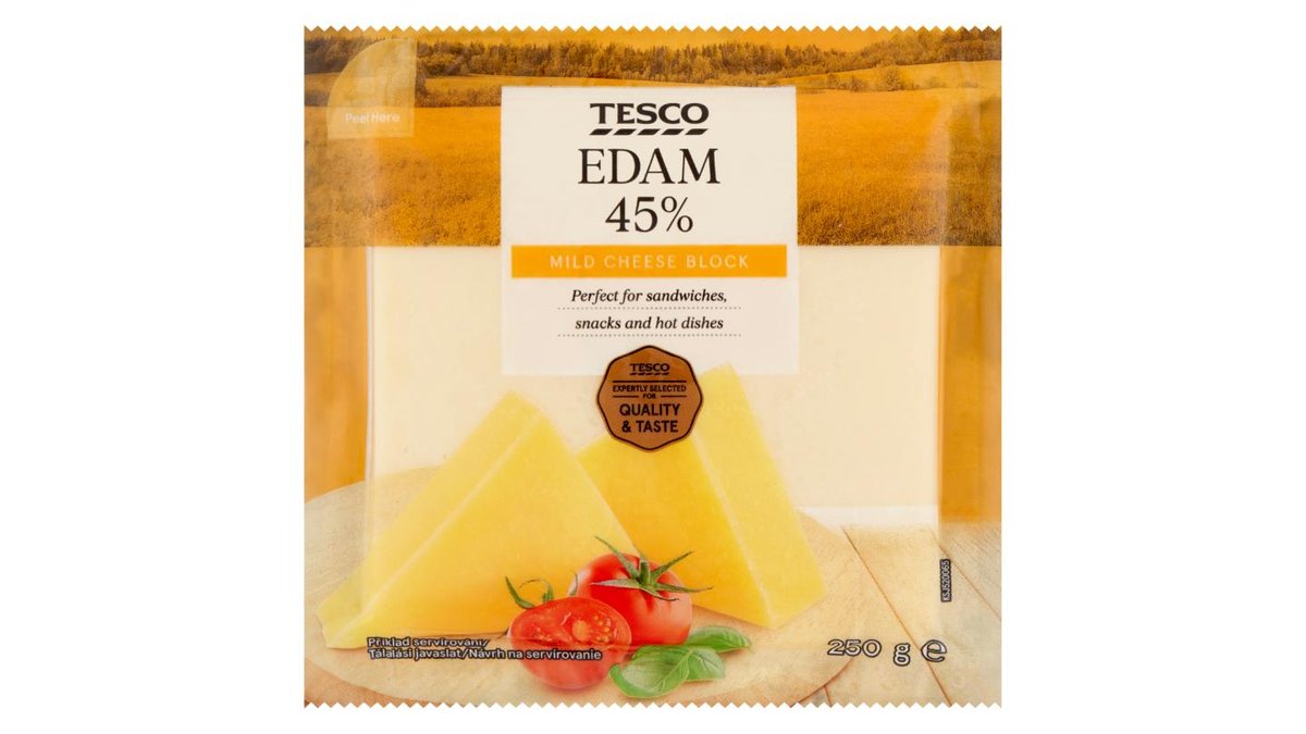 Tesco Edam 45% 250g