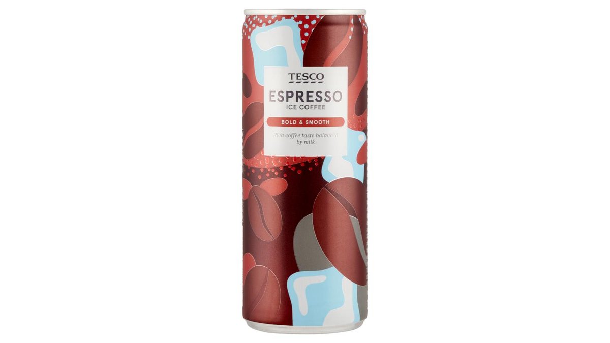 Tesco Espresso Ice Coffee mliečny nápoj s kávovým extraktom 250 ml