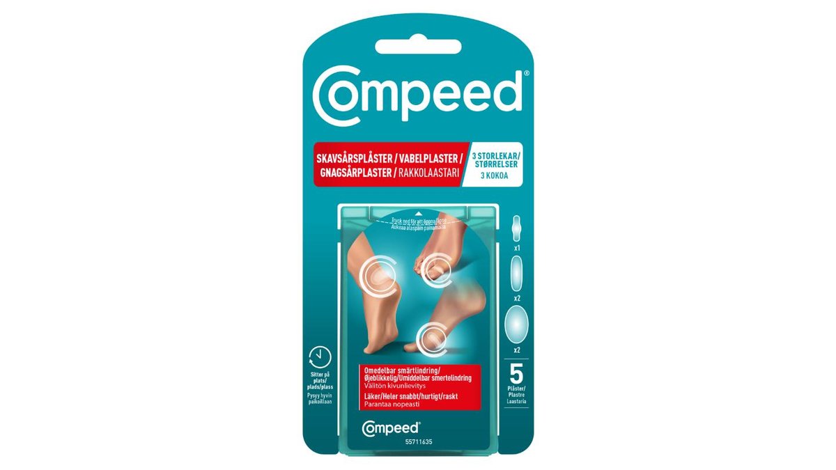 Compeed Rakkolaastari mixpack 5kpl