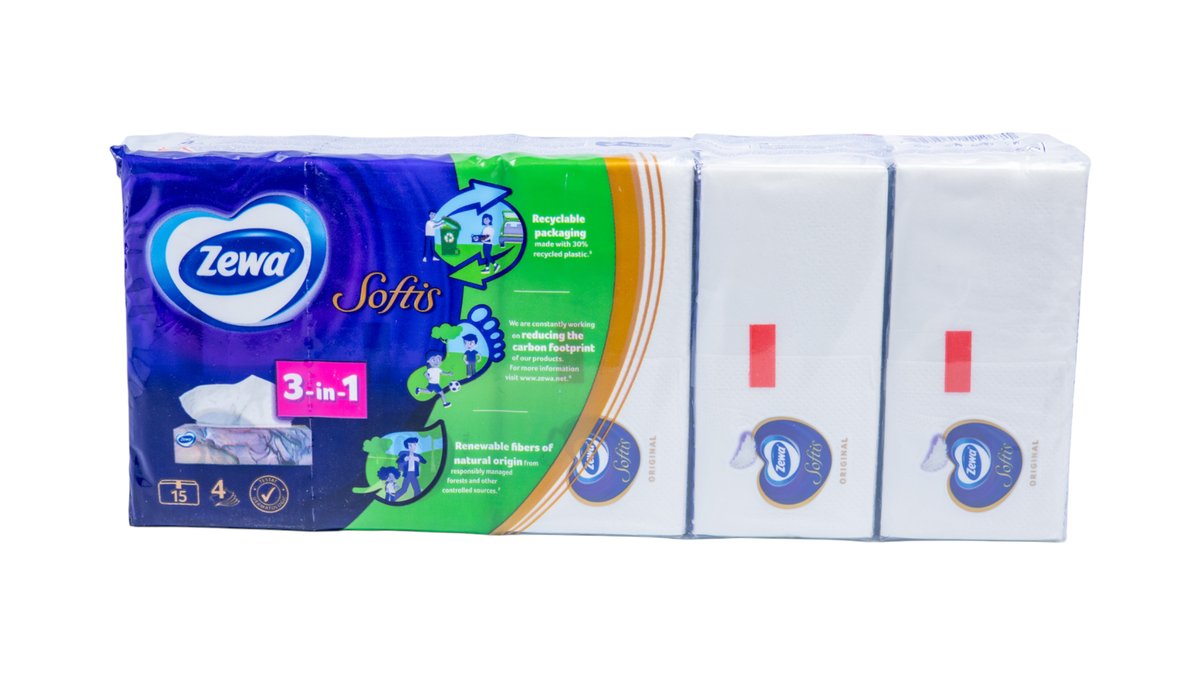 Zewa Softis 15Pcs