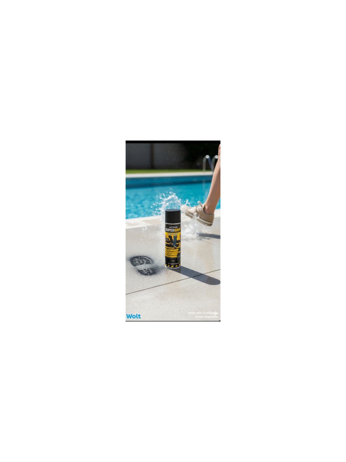 דבק מהיר ספריי SuperGrip למניעת החלקה | דגם Rust-Oleum 500ml | ציפוי שקוף למשטחים רטובים וחלקים | בטיחות מקסימלית בכל צעד 🛡️👣