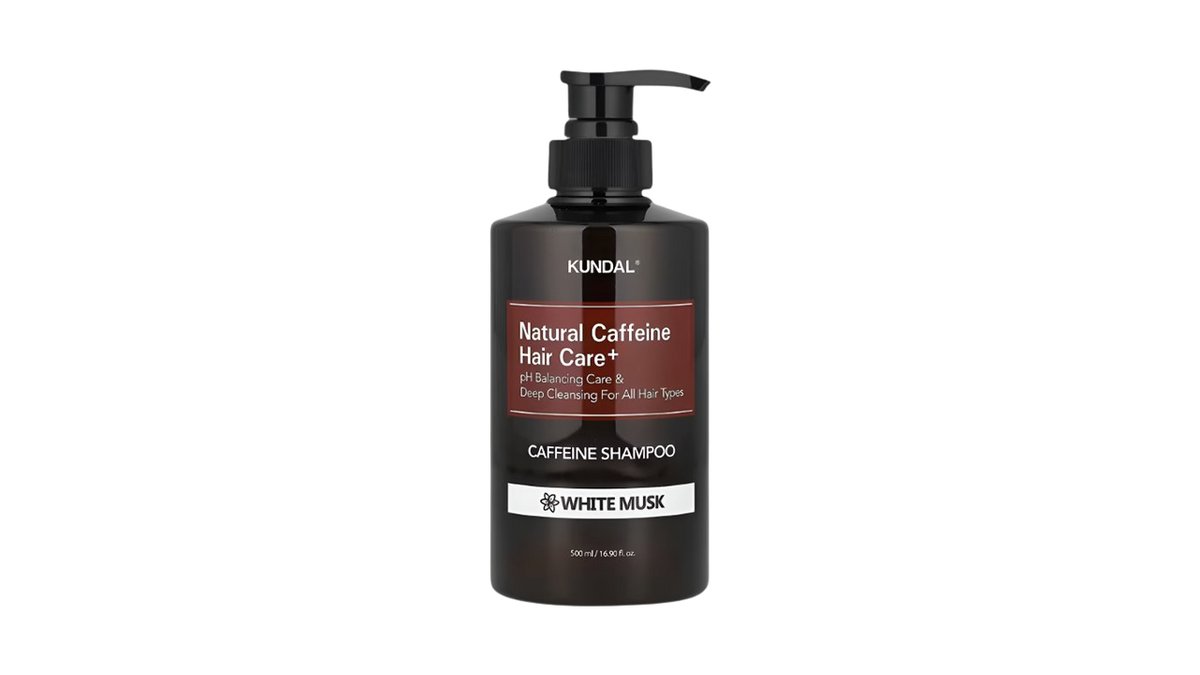 Kundal Natural Caffeine Hair Care, White Musk 500 ml