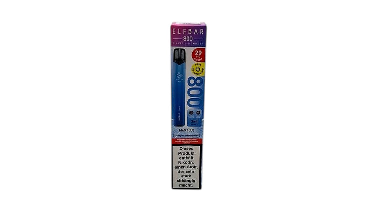 Elfbar 800 Mad Blue Elf Bar Elfa Pro Mad Blue Prefilled Disposable Pods  20mg 2ml 2-Pack. Vapouriz UK Elf Berg Elf Bar 600 Disposable Vape - DIY E  Liquids