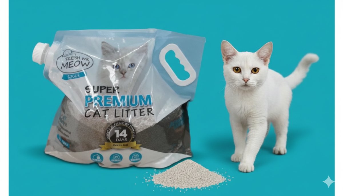 חול לחתולים Fresh Meow Super Premium מתגבש 🐱✨ - חיות מחמד טמבוריה בשפירא
