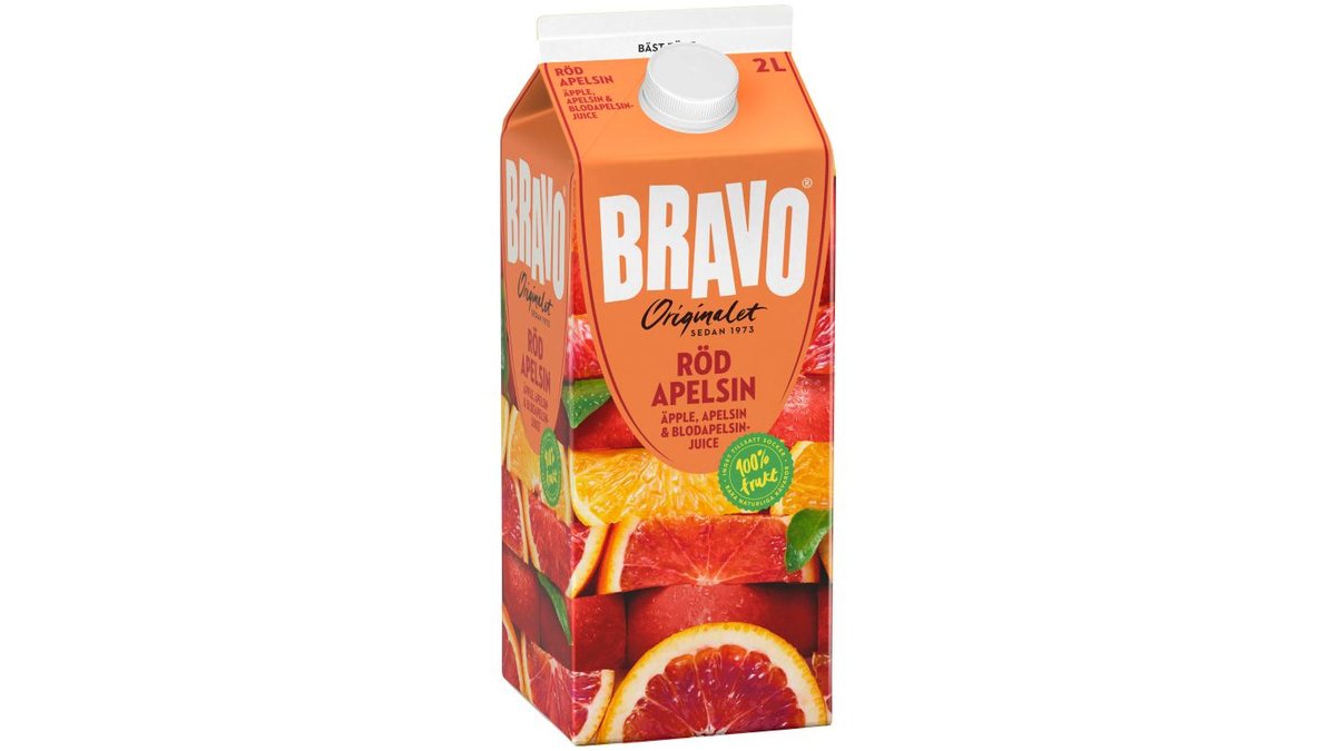 Bravo Juice Röd Apelsin, 2 l