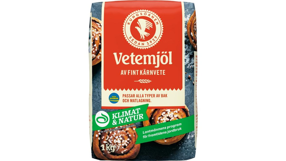 Kungsörnen Vetemjöl, 1 kg