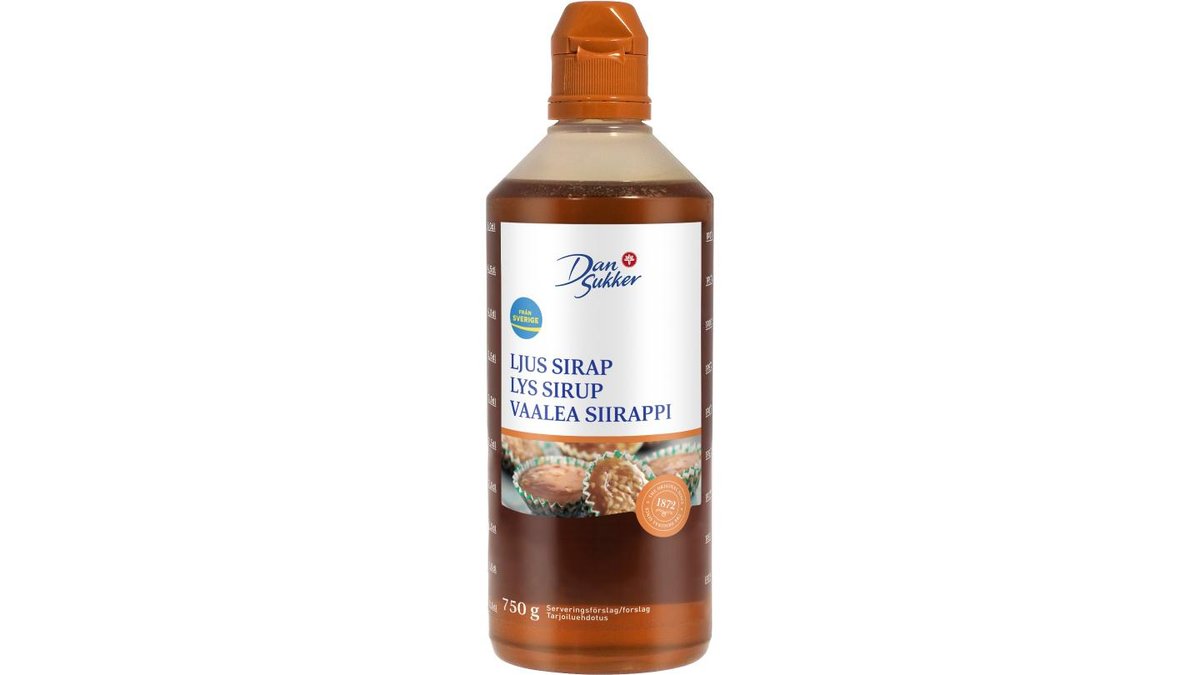 Dan Sukker Sirap Ljus, 750 g