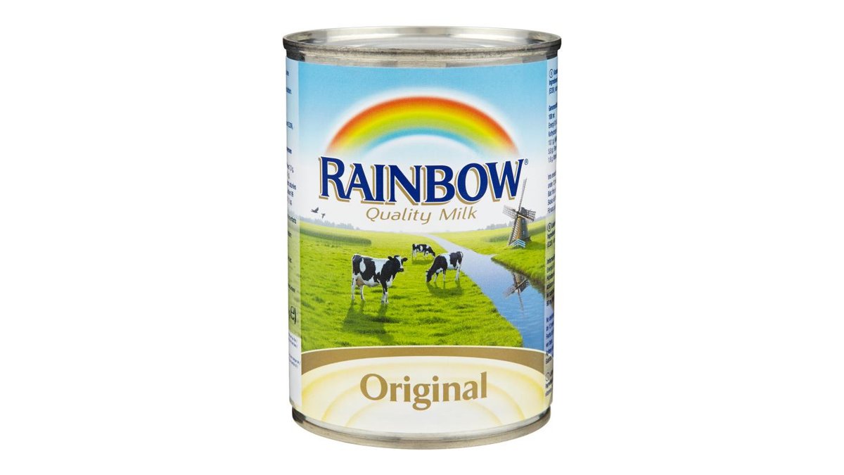 Rainbow Kondenserad Mjölk Osötad, 410 g