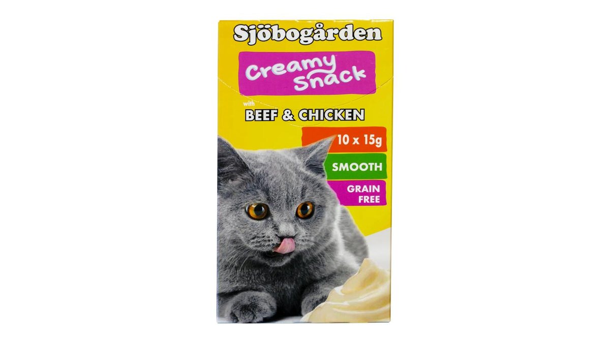 Sjöbogårdens Kattgodis Beef & Chicken 10 st, 150 g