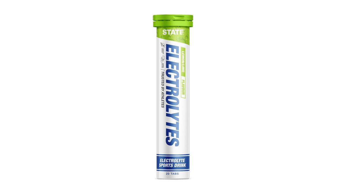 Elektrolyttabletter m. citron-lime, STATE