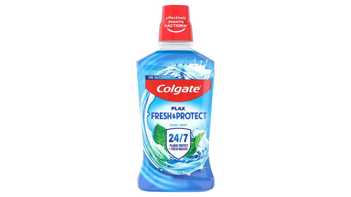 Colgate Plax Cool Mint ústní voda bez alkoholu 500 ml