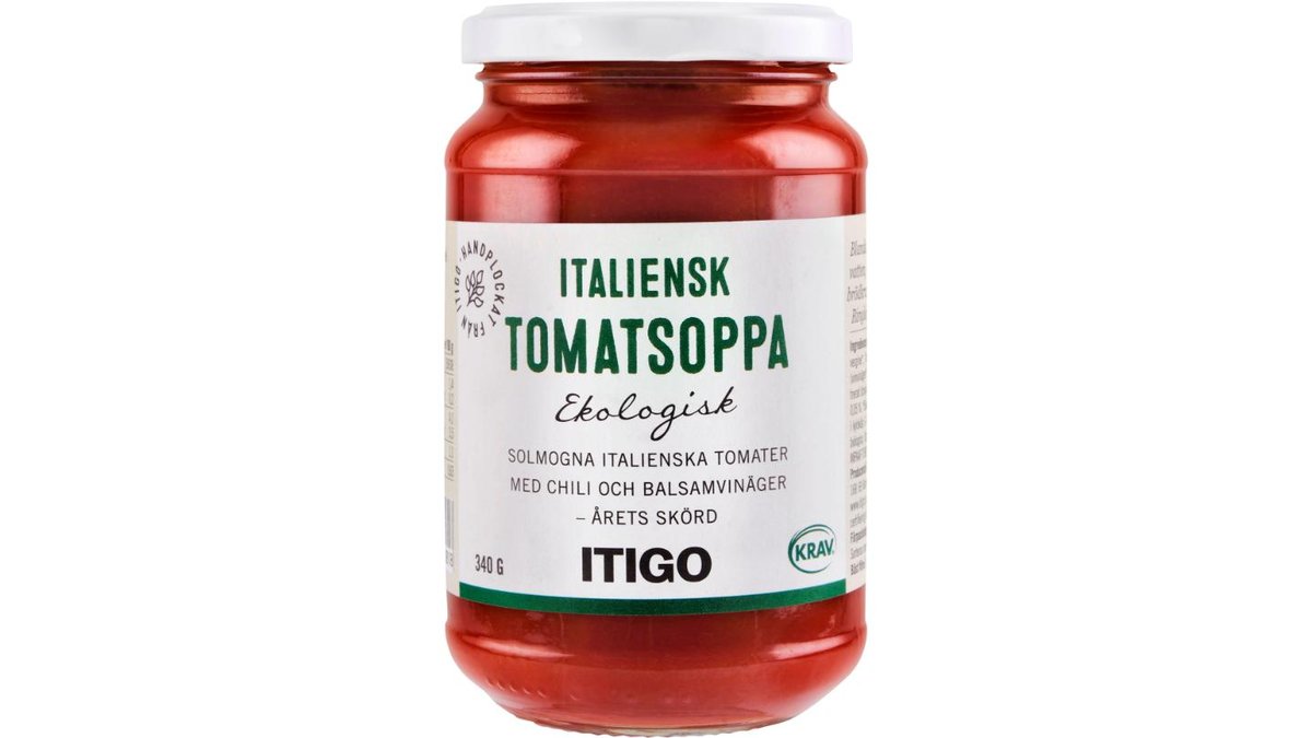Itigo Tomatsoppa Italiensk EKO, 340 g