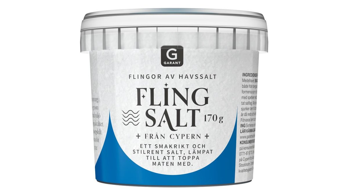 Garant Flingsalt, 170 g