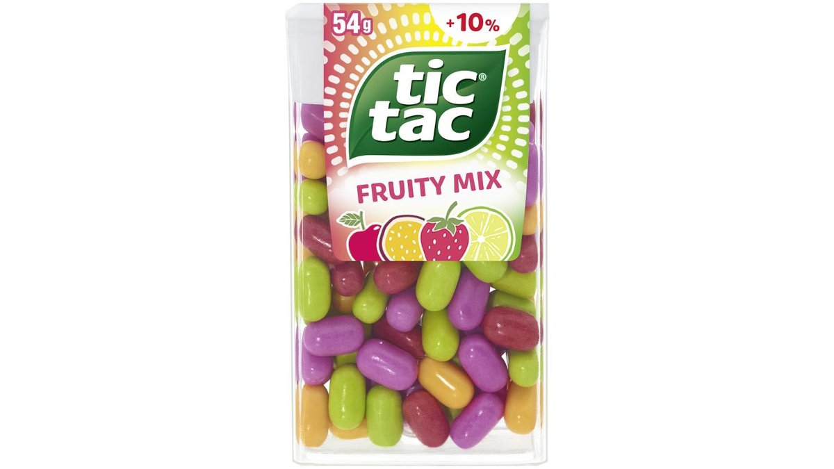 Tic Tac Pastiller Fruity, 54 g