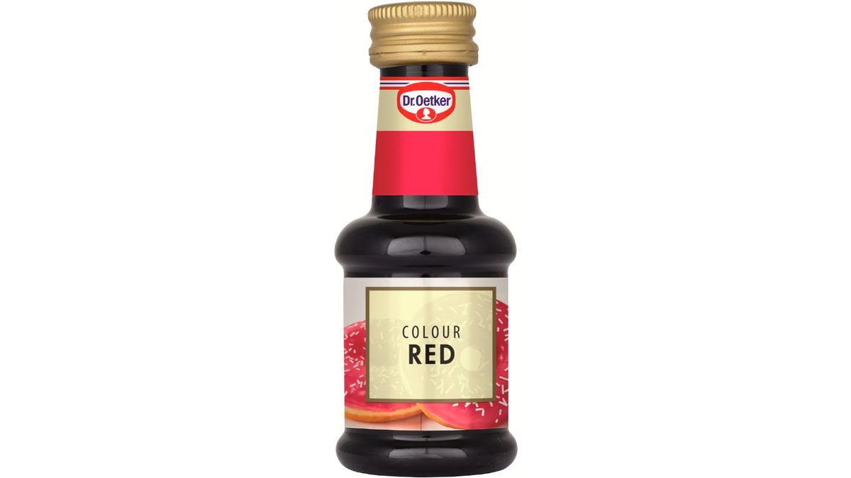 Dr. Oetker Hushållsfärg Röd, 30 ml