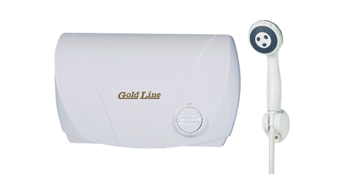 מחמם מים מיידי למקלחת 5.5KW מבית Gold Line | מים חמים ללא הגבלה | מתאים לחשמל חד-פאזי 🚿🔥