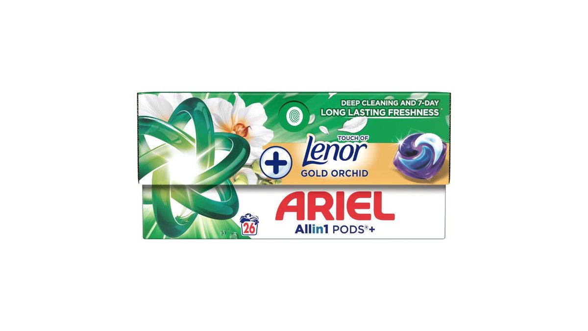Ariel Allin1 PODS + Touch of Lenor Gold Orchid, 26 Praní