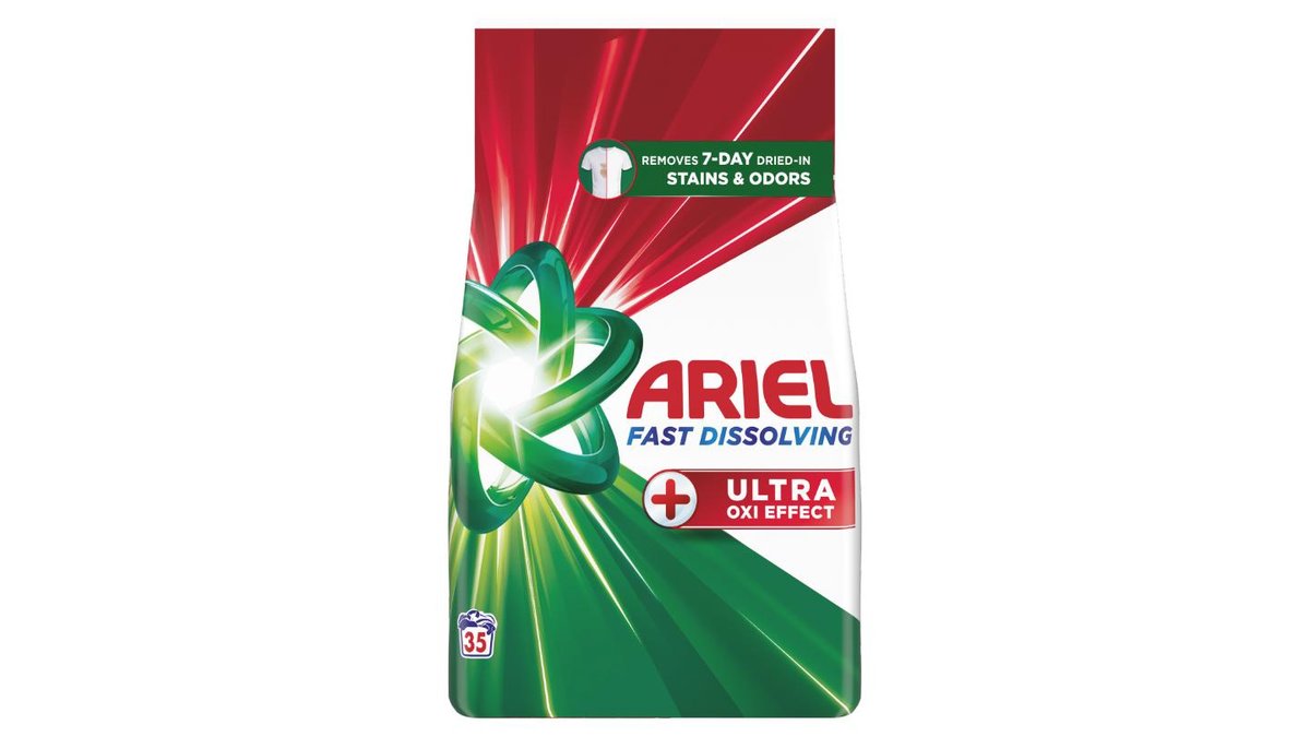 Ariel Prášok Na Pranie + OXI Power Effect, 1.925 kg, 35 Praní