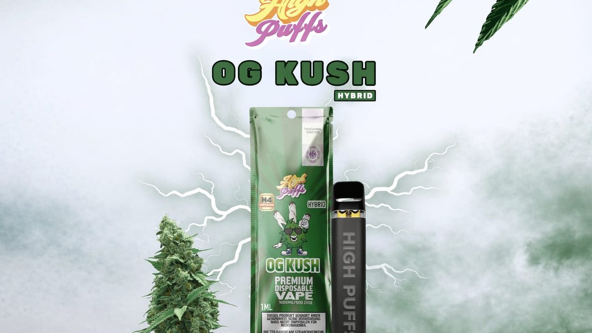 High Puffs H4 Superior Vape OG Kush 1 ml, 1 Stück | ALL IN LATESHOP