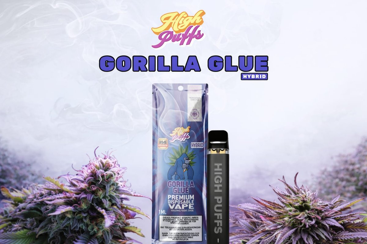 High Puffs H4 Superior Vape Gorilla Glue, 1 Stück | ALL IN LATESHOP