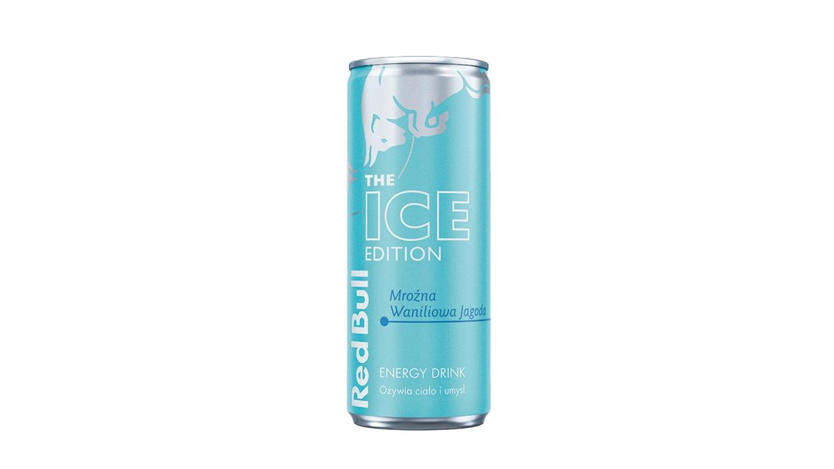 Red Bull Napój energetyczny mroźna waniliowa jagoda 250 ml