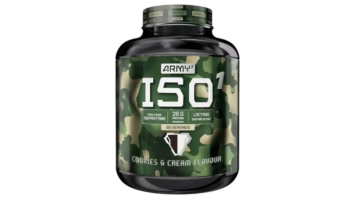 ARMY Iso-Cookies & Cream 2kg | Nutrisium Supplement Store | Wolt