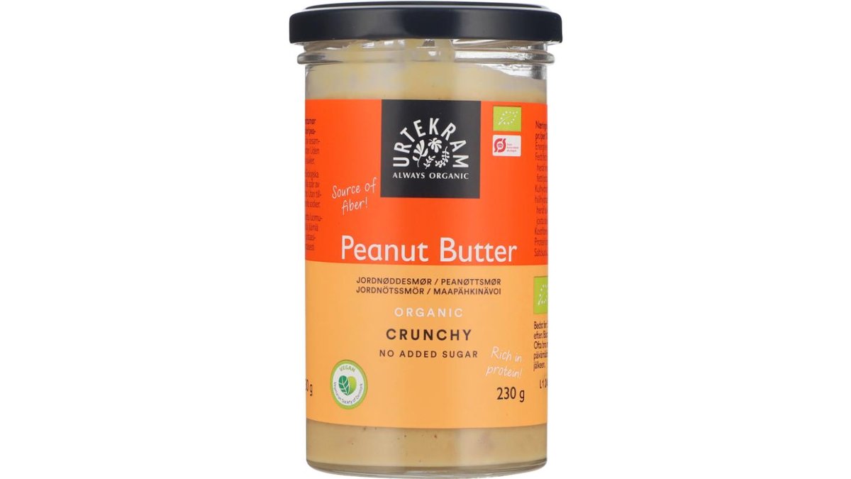 Peanutbutter crunchy øko. Urtekram