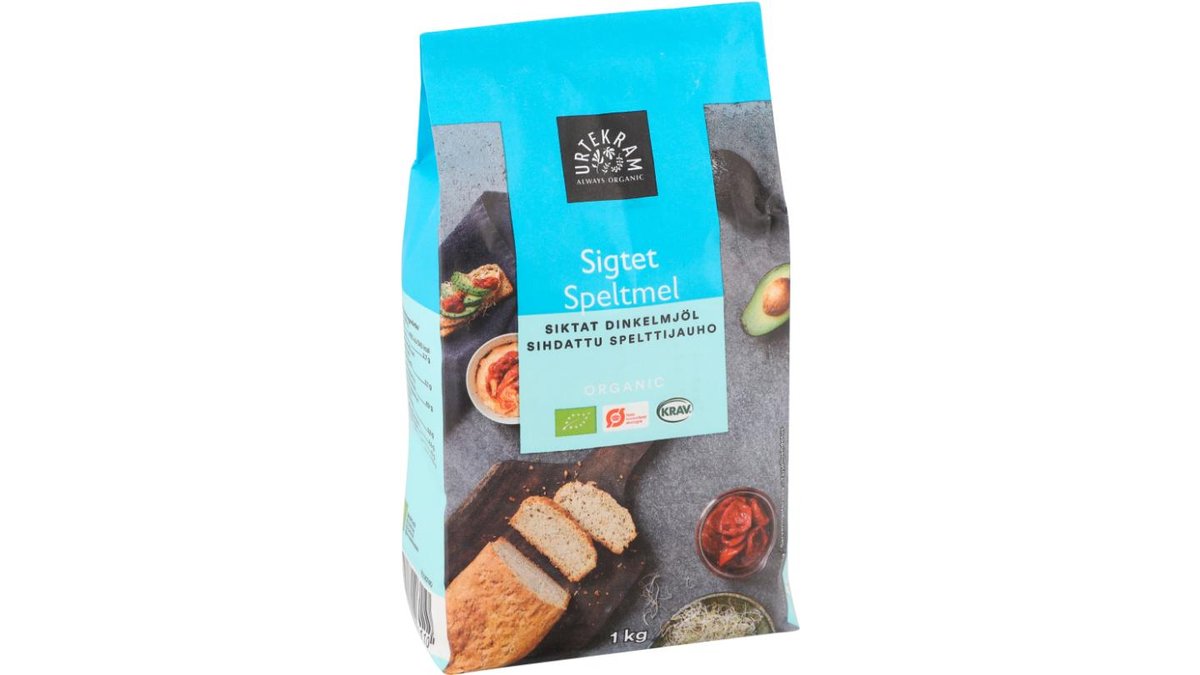 Sigtet Speltmel Øko. Urtekram