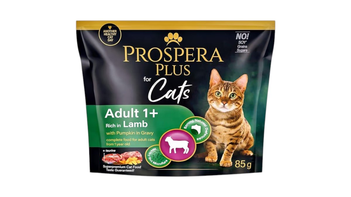 Prospera Plus Pouch Adult 1+ Lamb, Pumpkin 85g