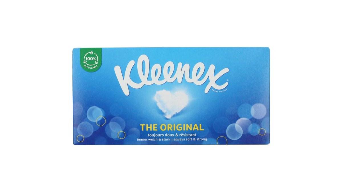 Original box, Kleenex
