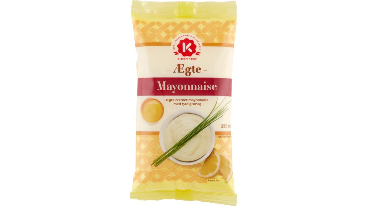 Mayonnaise ægte. K-salat