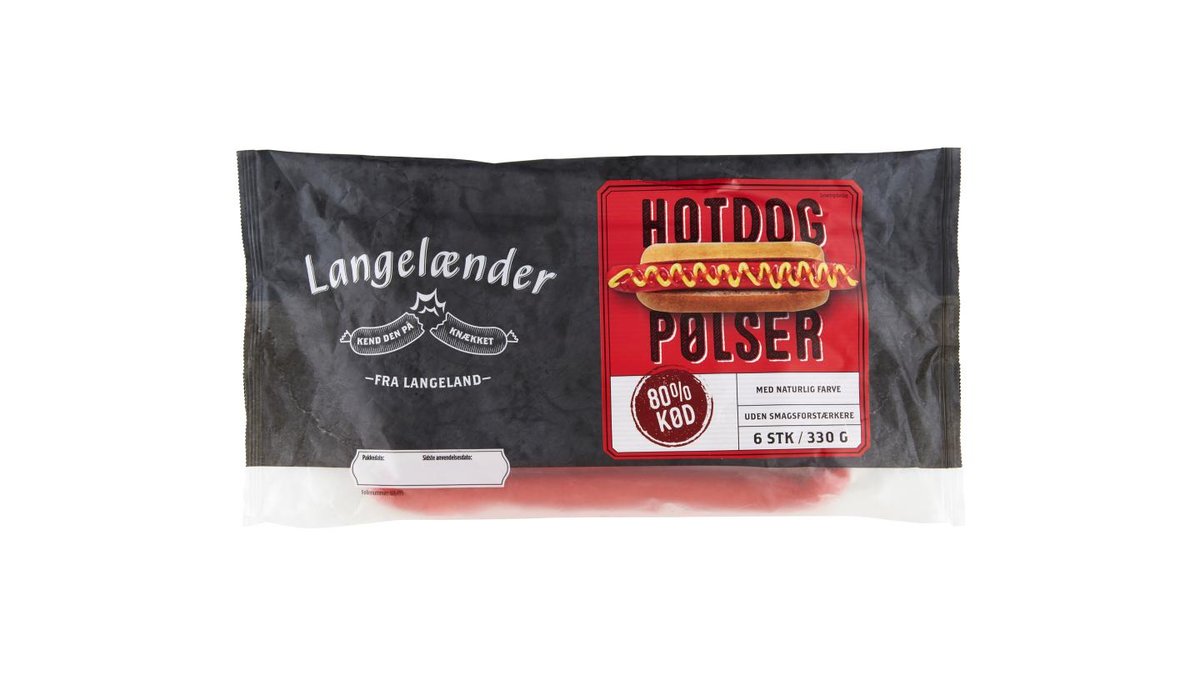 Hotdog-pølser, Langelænder