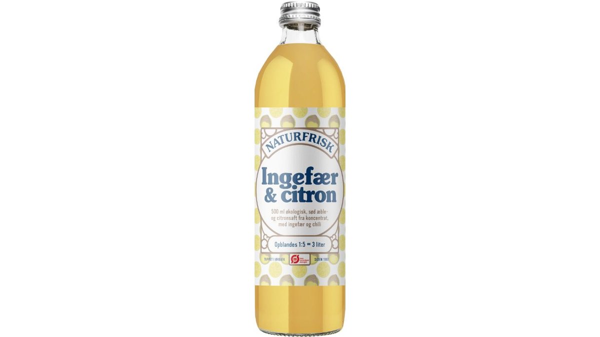 Øko Sødsaft Ingefær & Citron