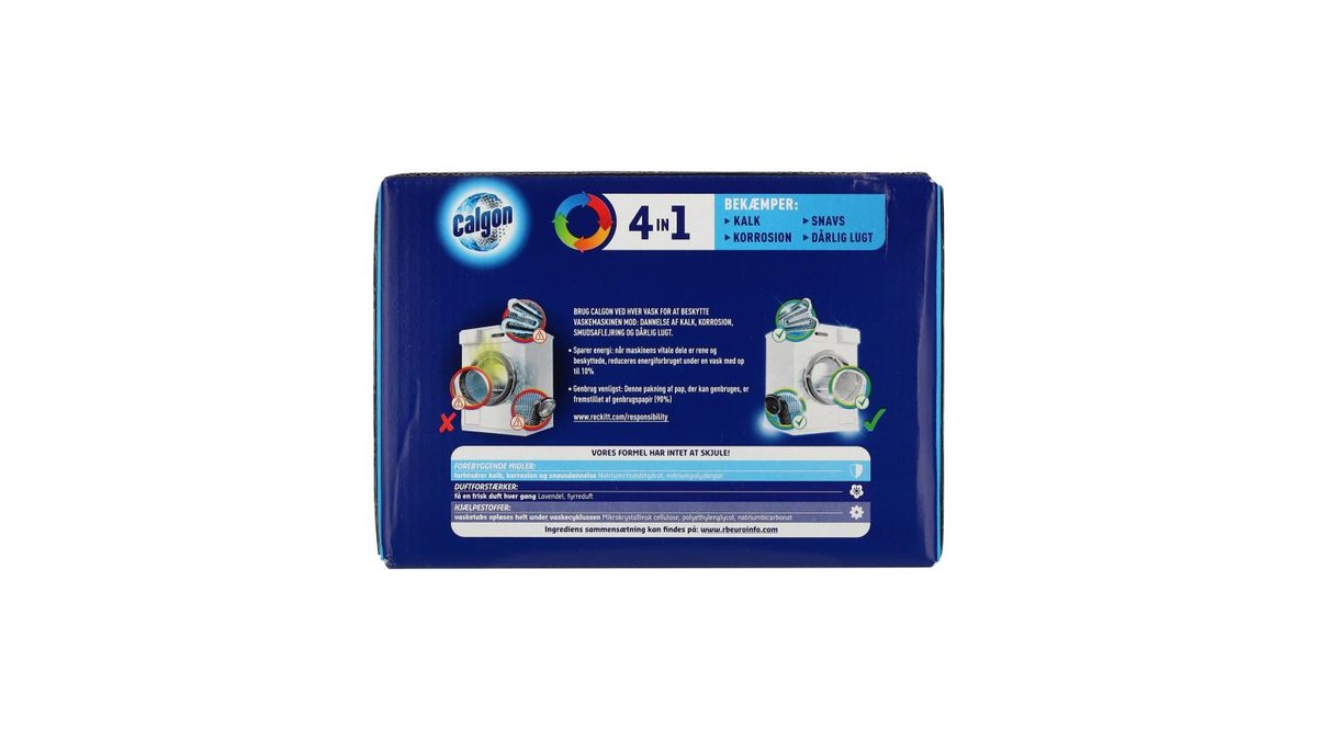 Vaskemaskine power tabs 4in1, Calgon | Wolt Market Odense Vestre ...