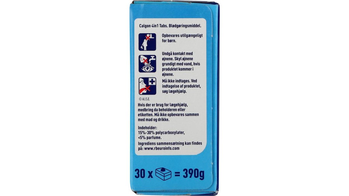 Vaskemaskine power tabs 4in1, Calgon | Wolt Market Odense Vestre ...